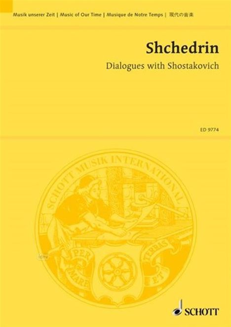 Rodion Schtschedrin: Shchedrin,R.        :Dialoge mi... /ST /KAMENS, Noten