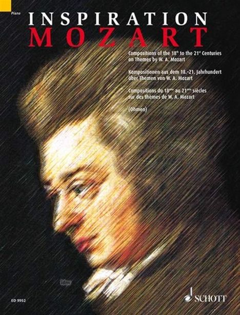 Inspiration Mozart, für Klavier, Noten