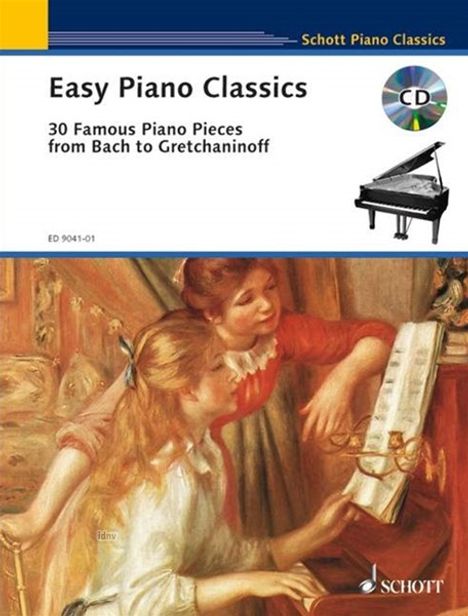 Easy Piano Classics, Noten