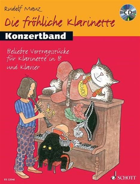 Rudolf Mauz: Die fröhliche Klarinette, Noten