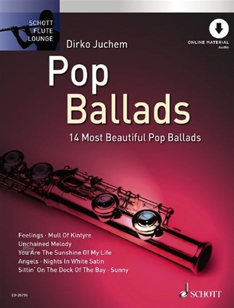 Pop Ballads Flöte, Buch