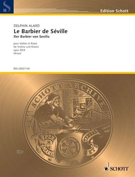 Jean-Delphin Alard: Le Barbier de Seville op. 39/4, Noten