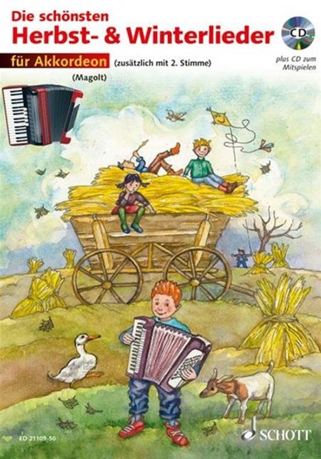 Die schönsten Herbst- und Winterlieder, Noten