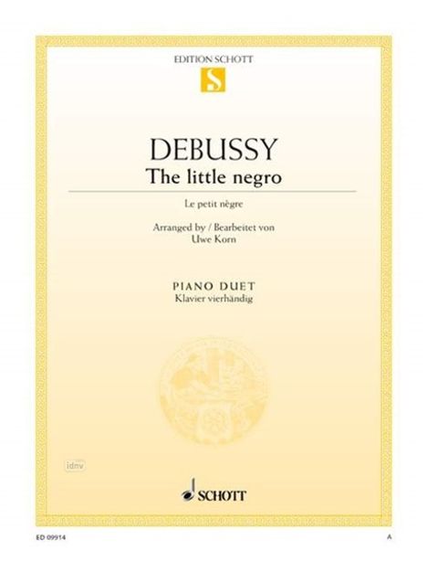 Claude Debussy: The little negro, Noten