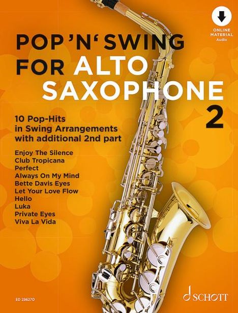 Pop 'n' Swing For Alto Sax 2, Buch