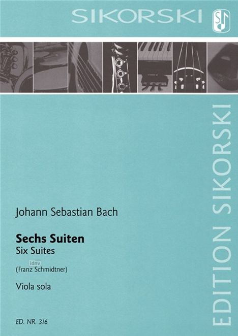 Johann Sebastian Bach: 6 Suiten (für Violoncello) BWV, Noten