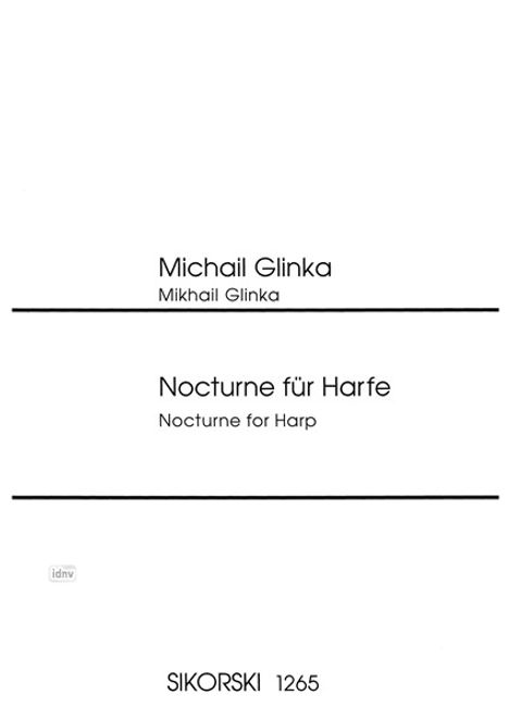 Michael Glinka: Nocturne, Noten