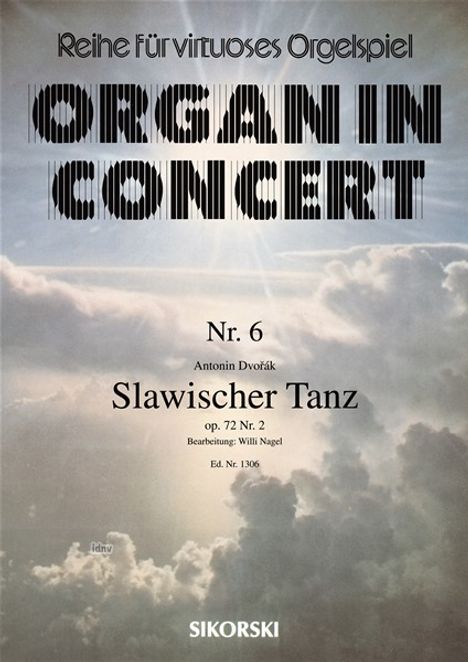 Antonin Dvorak: Slawischer Tanz op. 72/2, Noten