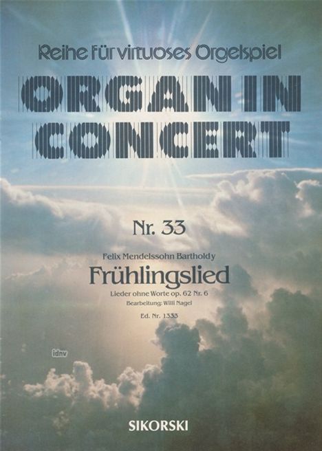 Felix Mendelssohn Bartholdy: Frühlingslied op. 62/6, Noten