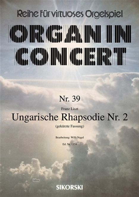 Franz Liszt: Ungarische Rhapsodie Nr. 2 (ge, Noten