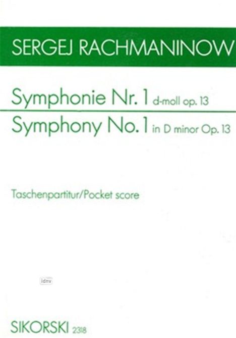 Sergej Rachmaninoff: Rachman.,S.         :Sinfonie N...13 /TP /Orch, Noten