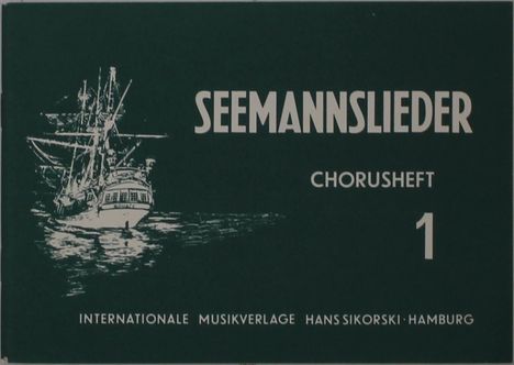 Seemannslieder-Chorus-Heft 1, Noten