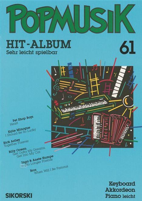 Popmusik Hit-Album, Heft 61, Noten