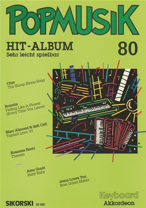 Popmusik Hit-Album, Heft 80, Noten