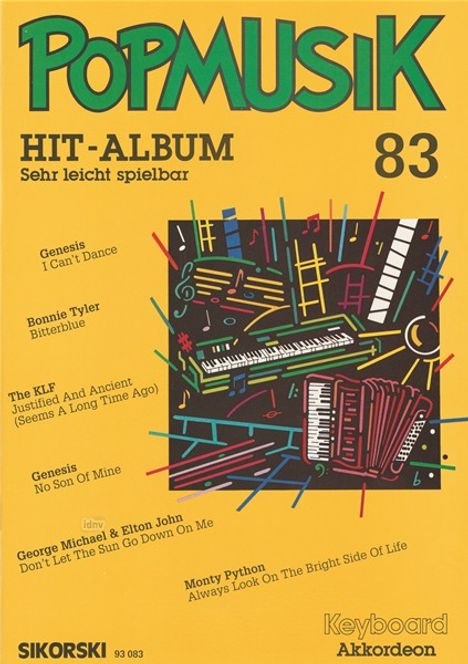 Popmusik Hit-Album, Heft 83, Noten