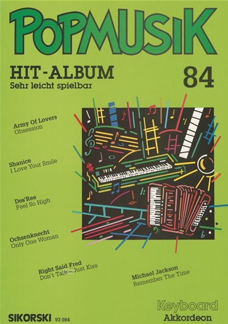 Popmusik Hit-Album, Heft 84, Noten