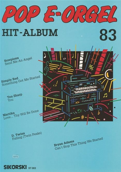 Pop E-Orgel Hit-Album, Heft 83, Noten