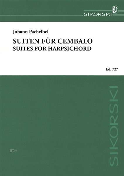 Johann Pachelbel: Pachelbel, Johann   :Suiten /Cemb, Noten