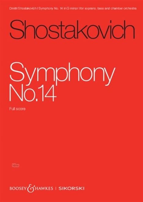 Sinfonie Nr. 14, Zubehör