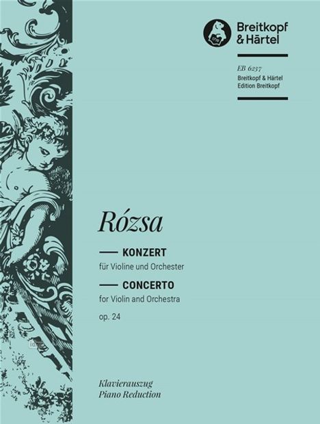 Miklós Rózsa: Violinkonzert op. 24, Noten