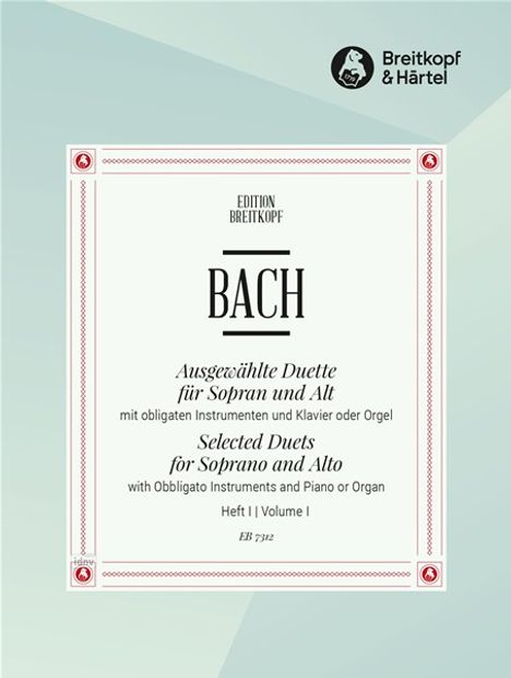 Johann Sebastian Bach: Bach,J.S.           :Ausgew.Due...1 /S,A,Instr /BR, Noten