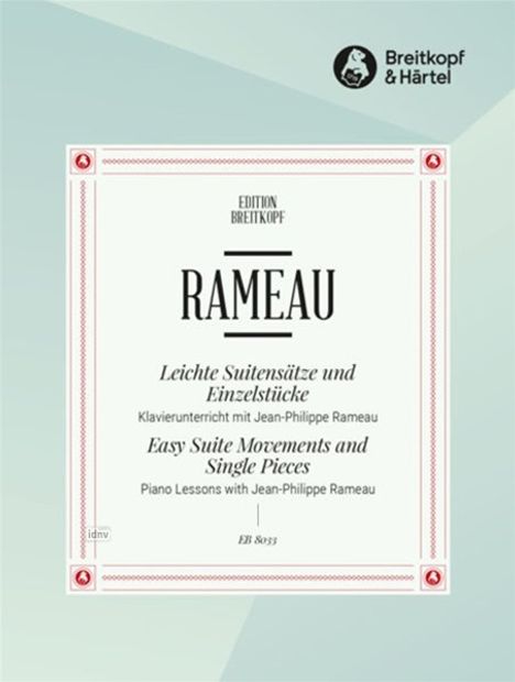 Jean Philippe Rameau: Rameau,J.-Philippe  :Leichte Suitensätze /Klav /BR, Noten