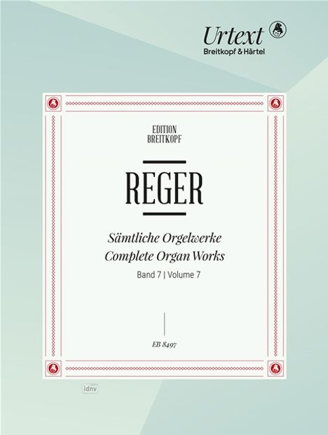 Max Reger: Reger, Max          :Sämtl. Orgelw., Band 7 /U, Noten