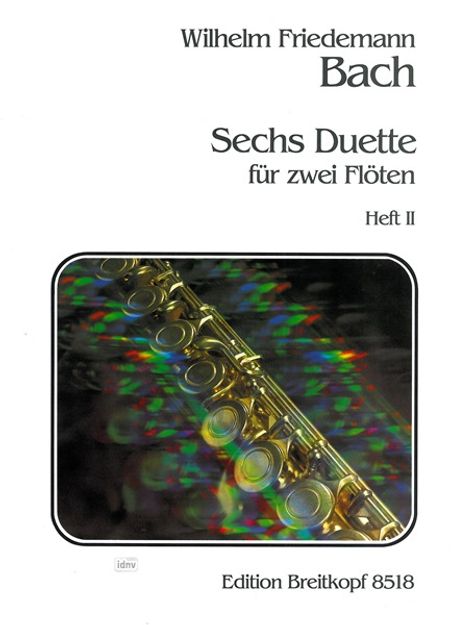 Sechs Duette, 2 Flöten. Heft.2, Noten