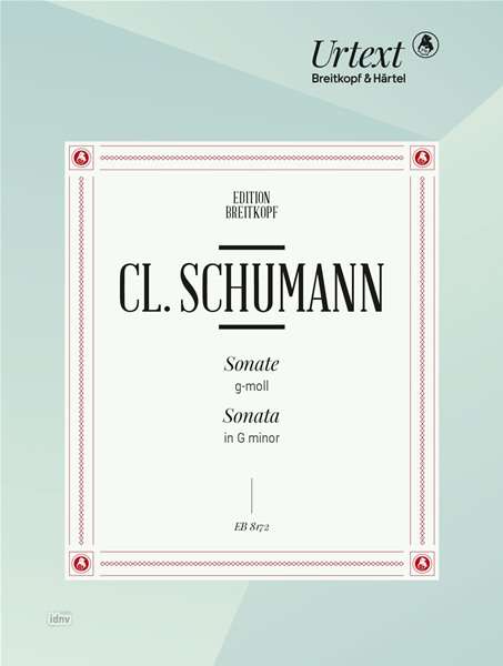 Clara Schumann: Klaviersonate g-Moll, Noten