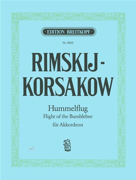 Nikolai Rimski-Korsakoff: Hummelflug, Noten