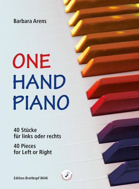 One Hand Piano, Noten