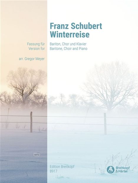 Franz Schubert: Winterreise, Noten