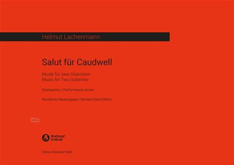 Helmut Lachenmann: Salut für Caudwell Musik für zwei Gitarristen (1977), Noten