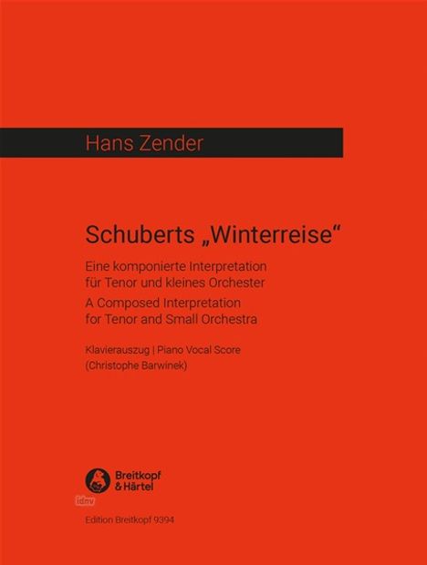 Schuberts „Winterreise“ (1993), Noten