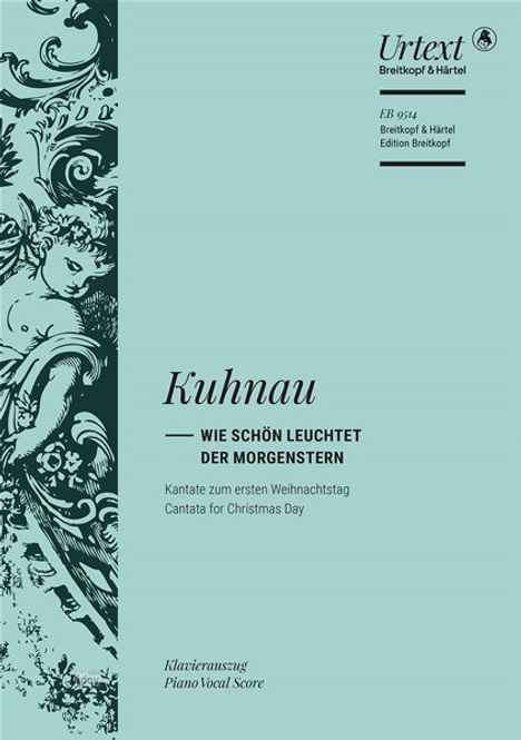 Johann Kuhnau: Wie schön leuchtet der Morgenstern, Noten