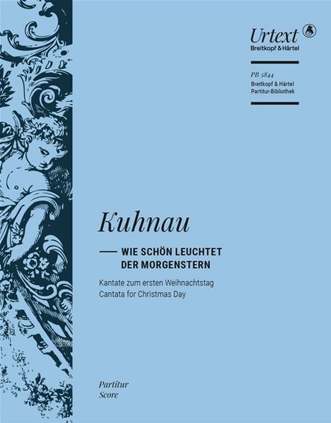 Johann Kuhnau: Wie schön leuchtet der Morgenstern, Noten