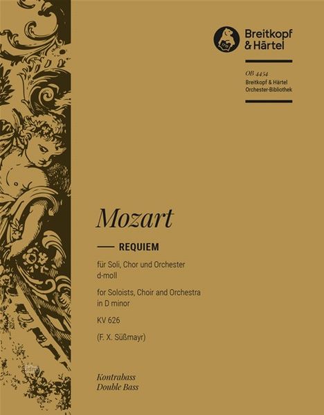 Wolfgang Amadeus Mozart: Requiem d-moll KV 626, Noten