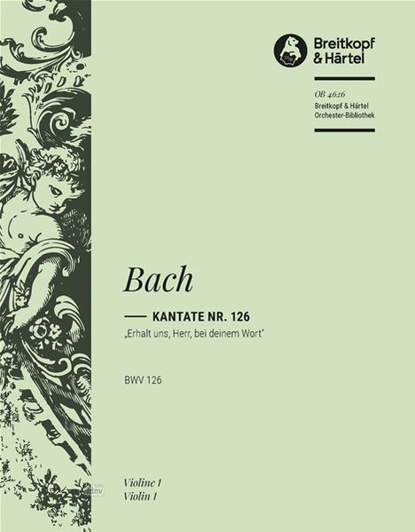 Kantate BWV 126 'Erhalt uns, H, Noten