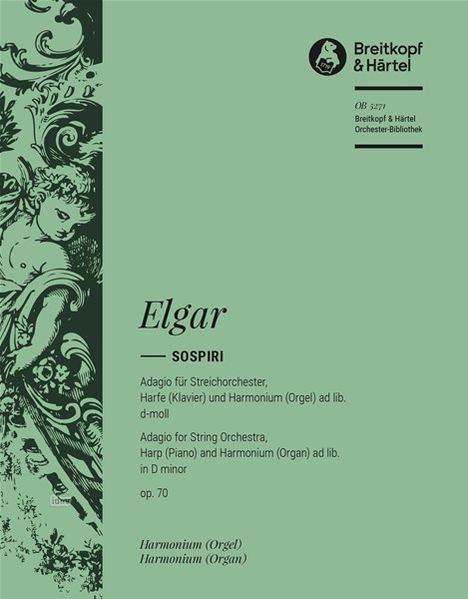 Edward Elgar: Sospiri op. 70, Noten