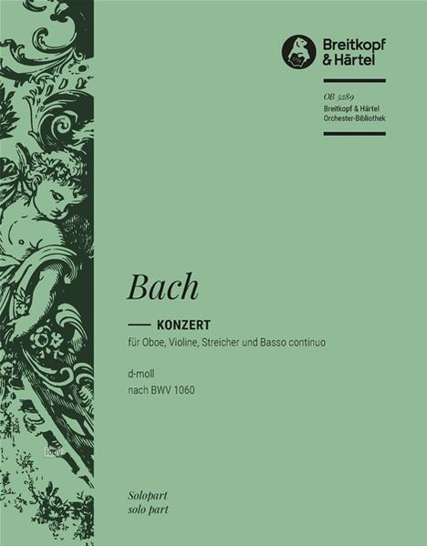 Johann Sebastian Bach: Konzert für Oboe, Violine, Str, Noten