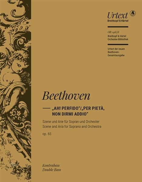Ludwig van Beethoven: „Ah! Perfido“ / „Per pietà, non dirmi addio“ op. 65, Noten