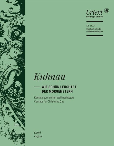 Johann Kuhnau: Wie schön leuchtet der Morgenstern, Noten