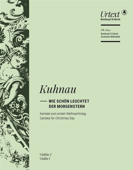Johann Kuhnau: Wie schön leuchtet der Morgenstern, Noten