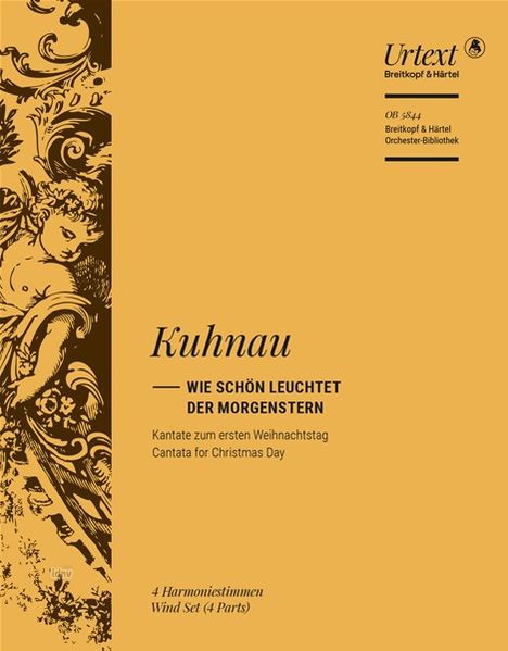 Johann Kuhnau: Wie schön leuchtet der Morgenstern, Noten
