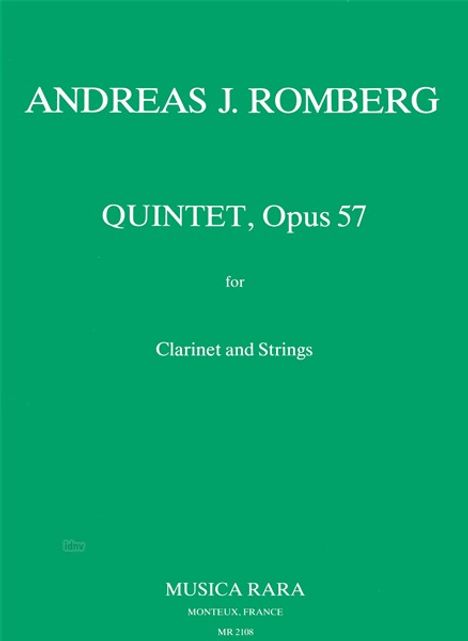 Andreas Romberg: Quintett op. 57, Noten