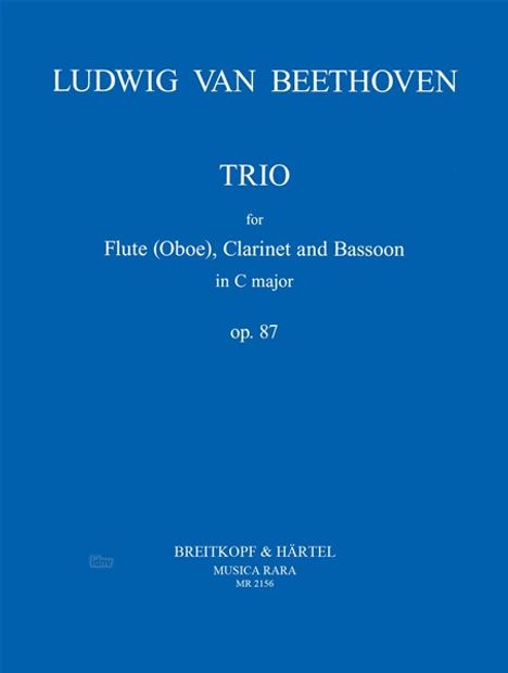 Ludwig van Beethoven: Trio op. 87, Noten