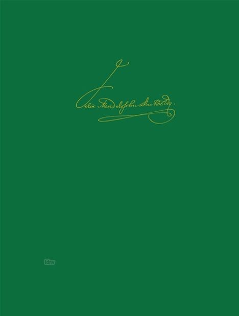 Felix Mendelssohn Bartholdy: Ouvertüren (Frühfassungen), Noten