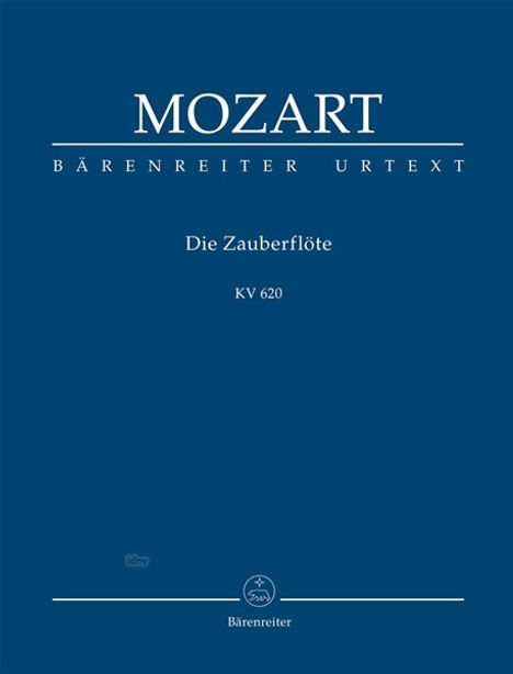 Wolfgang Amadeus Mozart: Die Zauberflöte, KV 620, Studienpartitur, Noten