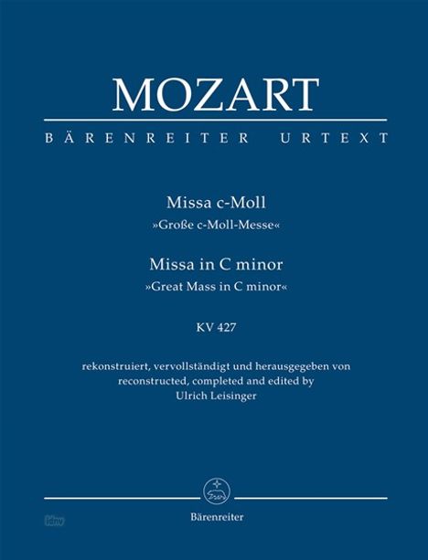Wolfgang Amadeus Mozart: Missa c-Moll KV 427 "Große c-Moll-Messe", Noten