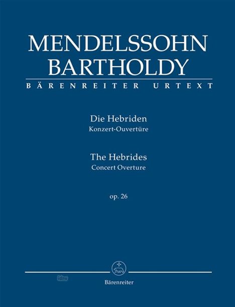 Die Hebriden op.26, Studienpartitur, Noten